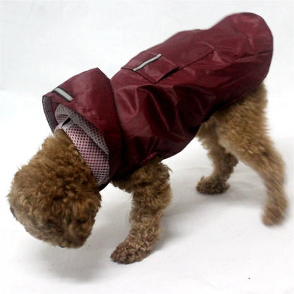 Dog Raincoat Convenient Reflective Pet Rainy Dog Clothes Outdoor Waterproof Cape Pet Raincoat